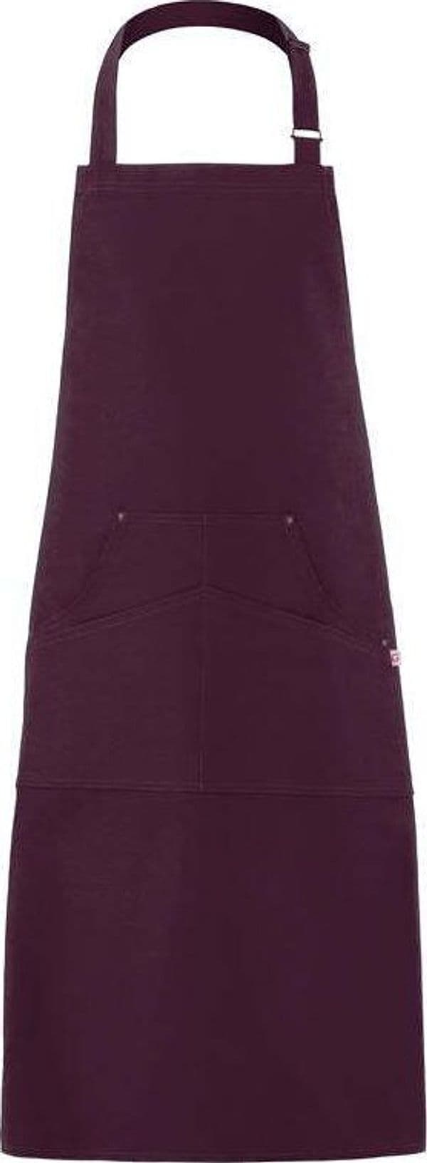 Grembiule Chicago Prugna Viola Grembiule Cuoco con Tasconi Regolabile Pettorina Cameriere Osteria in Grembiuli Dresswork - Como, commercioVirtuoso.it