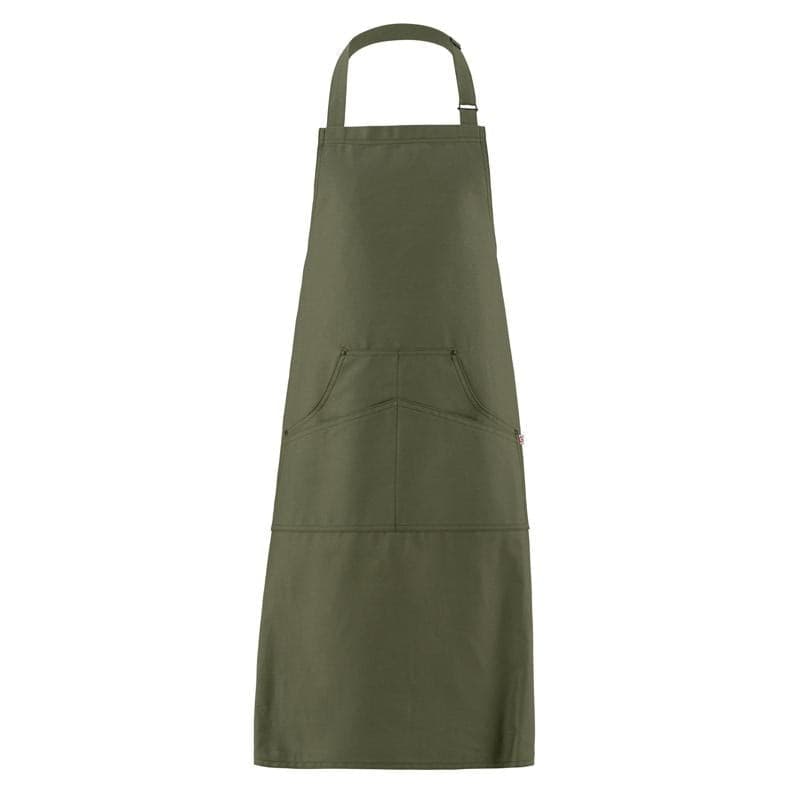 Grembiule Chicago Verde Militare Grembiule Cuoco con Tasconi Regolabile Pettorina Cameriere Osteria in Grembiuli Dresswork - Como, commercioVirtuoso.it