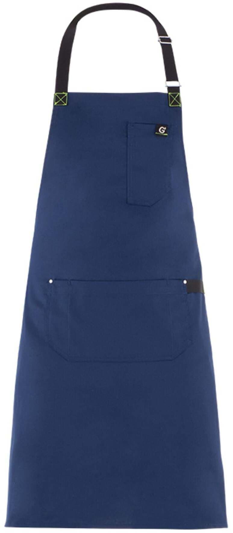 Grembiule Jersey Blu Grembiule Cuoco Regolabile con Pettorina in Grembiuli da chef Dresswork - Como, commercioVirtuoso.it