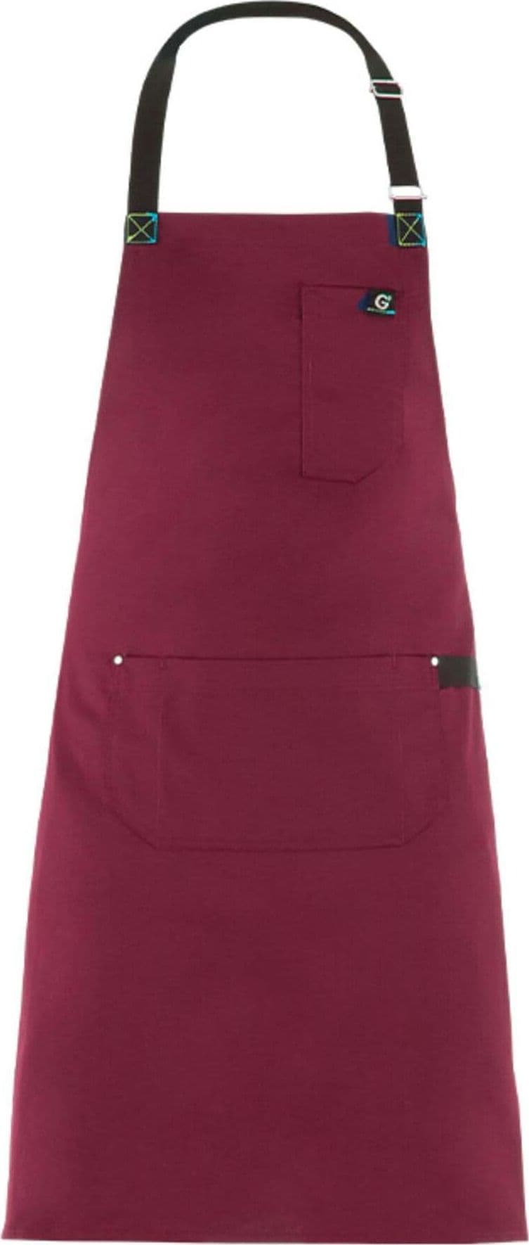 Grembiule Jersey Bordeaux Grembiule Cuoco Regolabile con Pettorina in Grembiuli da chef Dresswork - Como, commercioVirtuoso.it