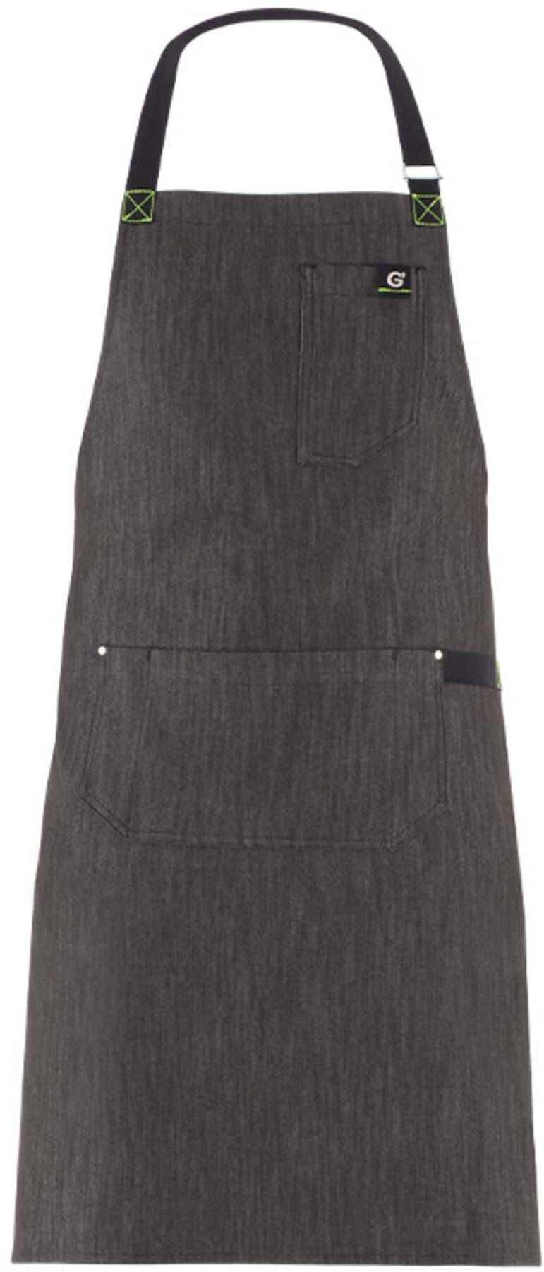 Grembiule Jersey Jeans Nero Grembiule Cameriere Osteria Pub Pettorina in Grembiuli Dresswork - Como, commercioVirtuoso.it