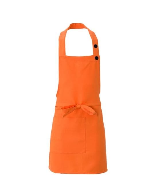 Grembiule Latina Arancio Grembiule Cameriere Regolabile con Pettorina in Grembiuli Dresswork - Como, commercioVirtuoso.it