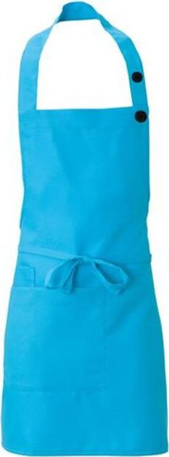 Grembiule Latina Turchese Azzurro Grembiule Cameriere Regolabile con Pettorina in Grembiuli Dresswork - Como, commercioVirtuoso.it