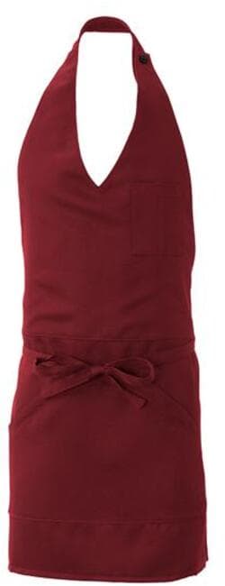 Grembiule Lipari Bordeaux Grembiule Servizio Pettorina con Tascone in Grembiuli Dresswork - Como, commercioVirtuoso.it