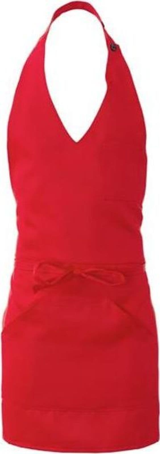 Grembiule Lipari Rosso Grembiule Servizio Pettorina con Tascone in Grembiuli Dresswork - Como, commercioVirtuoso.it