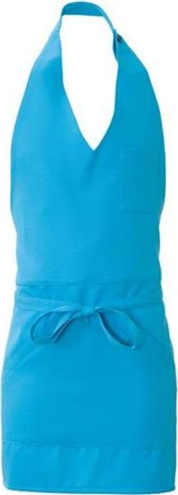 Grembiule Lipari Turchese Azzurro Grembiule Servizio Pettorina con Tascone in Grembiuli Dresswork - Como, commercioVirtuoso.it