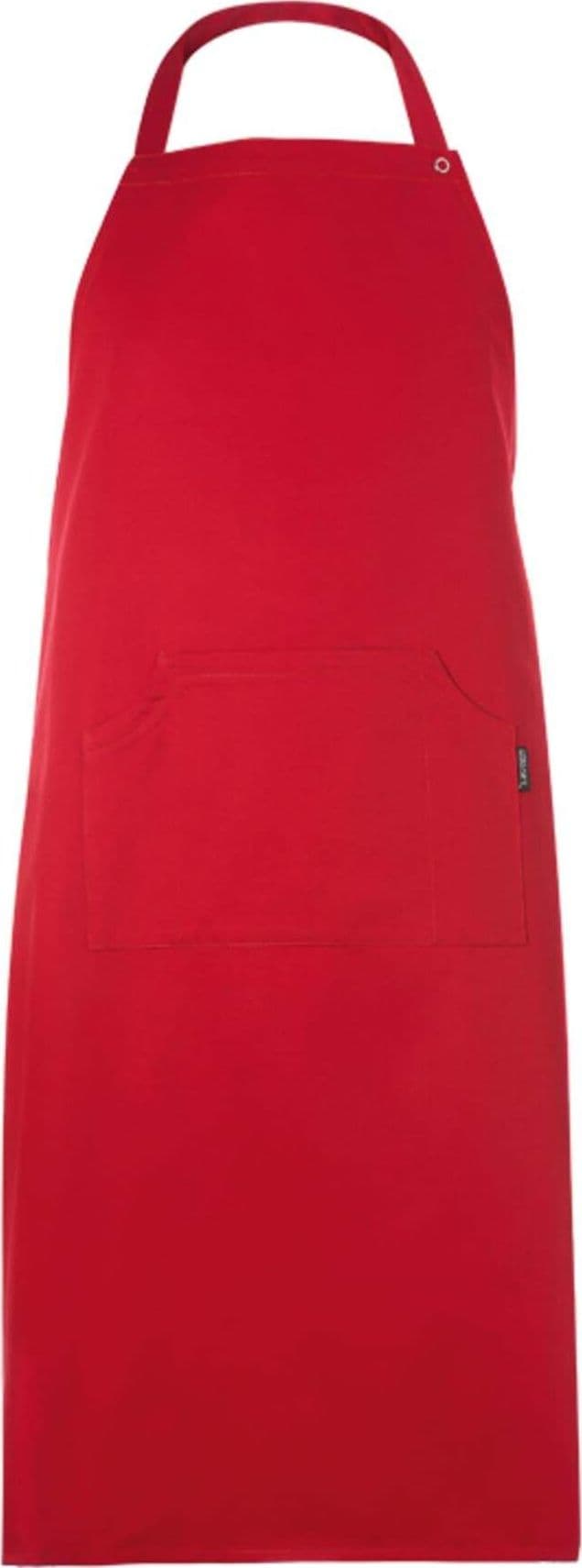 Grembiule Pettorina Vienna Rosso Grembiule Cucina in Grembiuli da chef Dresswork - Como, commercioVirtuoso.it