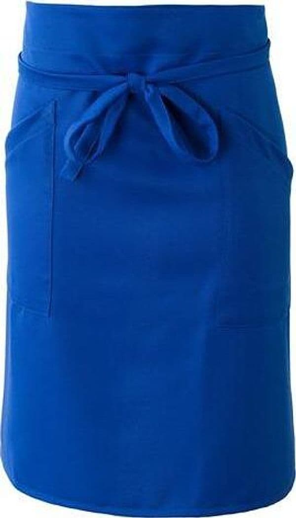 Grembiule Positano Royal Azzurro Grembiule Servizio Vita con Tascone in Grembiuli Dresswork - Como, commercioVirtuoso.it