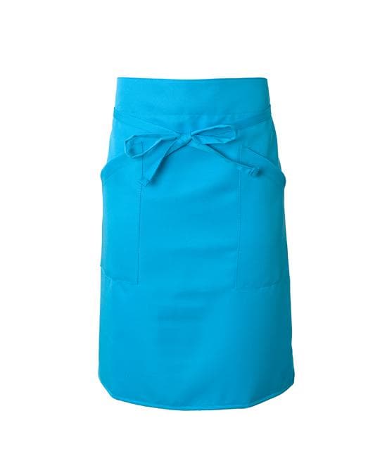 Grembiule Positano Turchese Azzurro Grembiule Servizio Vita con Tascone in Grembiuli Dresswork - Como, commercioVirtuoso.it