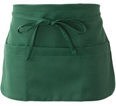 Grembiule Pub Verde Scuro con Tasche Grembiule Corto Bar Caffè Gelateria in Grembiuli Dresswork - Como, commercioVirtuoso.it