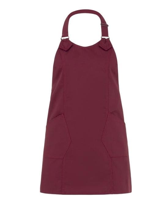 Grembiule Virginia Bordeaux Grembiule Donna con Tasconi Regolabile Pettorina Cameriera Osteria in Grembiuli Dresswork - Como, commercioVirtuoso.it