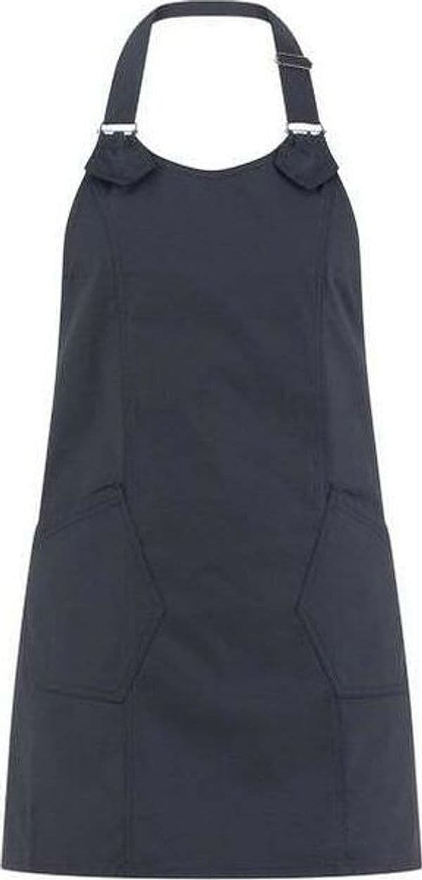 Grembiule Virginia Nero Grembiule Donna con Tasconi Regolabile Pettorina Cameriera Osteria in Grembiuli Dresswork - Como, commercioVirtuoso.it