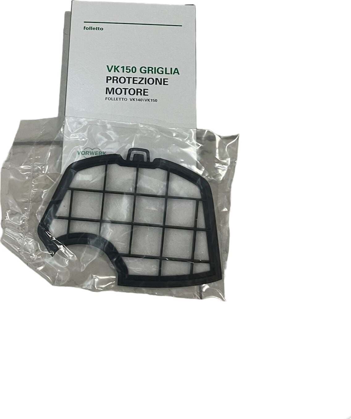 Griglia di protezione motore Folletto VK 140 / 150 (originale) Casa e cucina/Aspirapolvere e pulizia di pavimenti e finestre/Accessori per aspirapolvere/Filtri/Filtri per aspirapolvere verticale Grow Up - Casoria, Commerciovirtuoso.it