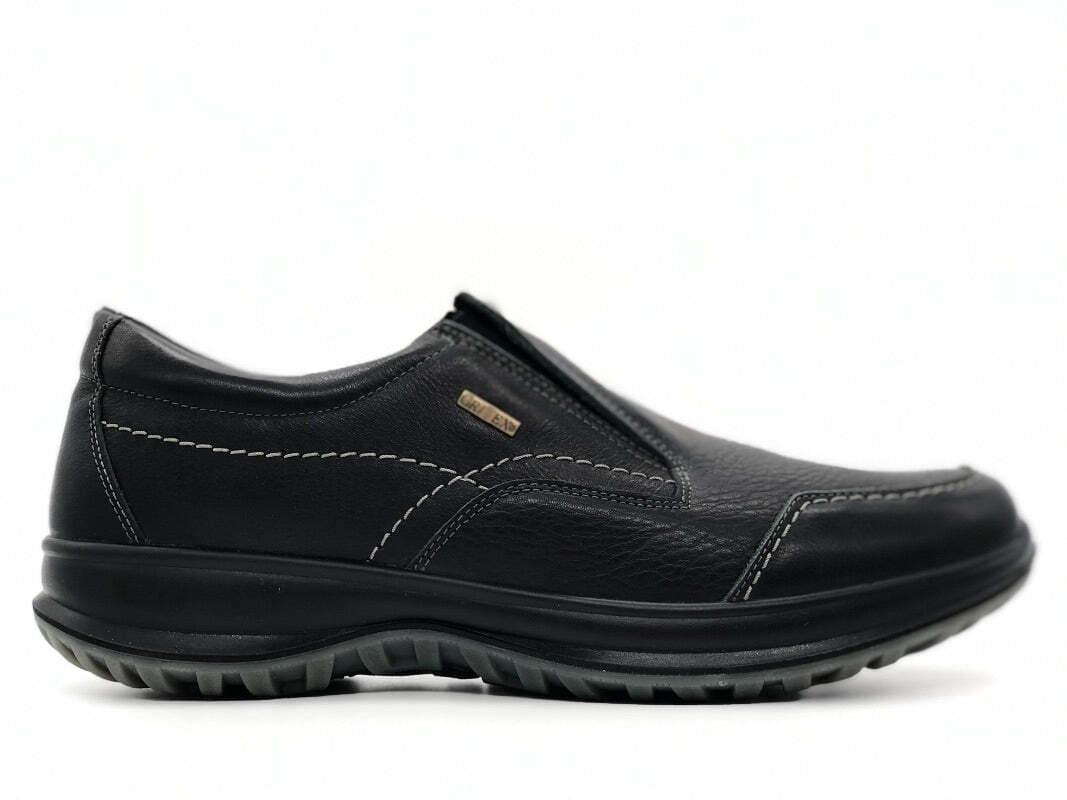 GRISPORT Slip-on nero uomo in Scarpe da corsa su strada Calzature Durello - Agna, commercioVirtuoso.it