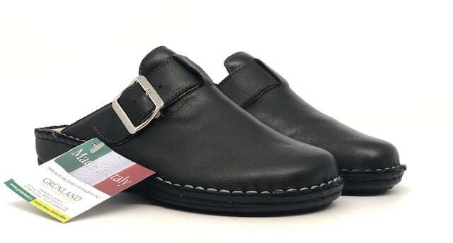 GRUNLAND Ciabatta chiusa donna Dara Nero in Infradito e ciabatte da spiaggia Calzature Durello - Agna, commercioVirtuoso.it