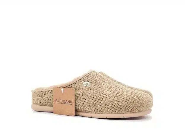GRUNLAND Ciabatta Chiusa Donna Irra Beige in Pantofole Calzature Durello - Agna, commercioVirtuoso.it