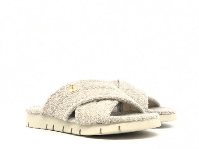 GRUNLAND Ciabatta Donna Loxi in Spugna Grigio in Pantofole Calzature Durello - Agna, commercioVirtuoso.it