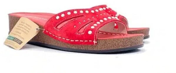GRUNLAND Ciabatta Donna Sale Rosso in Pantofole Calzature Durello - Agna, commercioVirtuoso.it