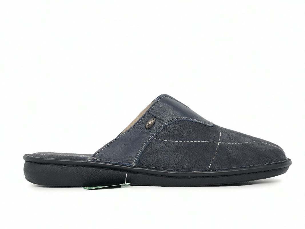 GRUNLAND Ciabatta uomo Buck blu in Pantofole Calzature Durello - Agna, commercioVirtuoso.it