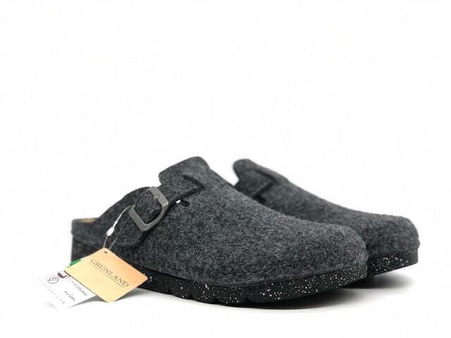GRUNLAND Ciabatte chiuse uomo TOPP antracite in Pantofole Calzature Durello - Agna, commercioVirtuoso.it