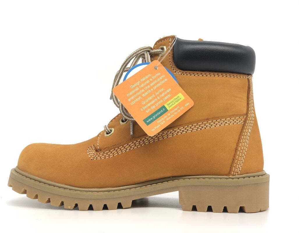 GRUNLAND Scarponcino bambino Rock Ocra in Stivali Calzature Durello - Agna, commercioVirtuoso.it
