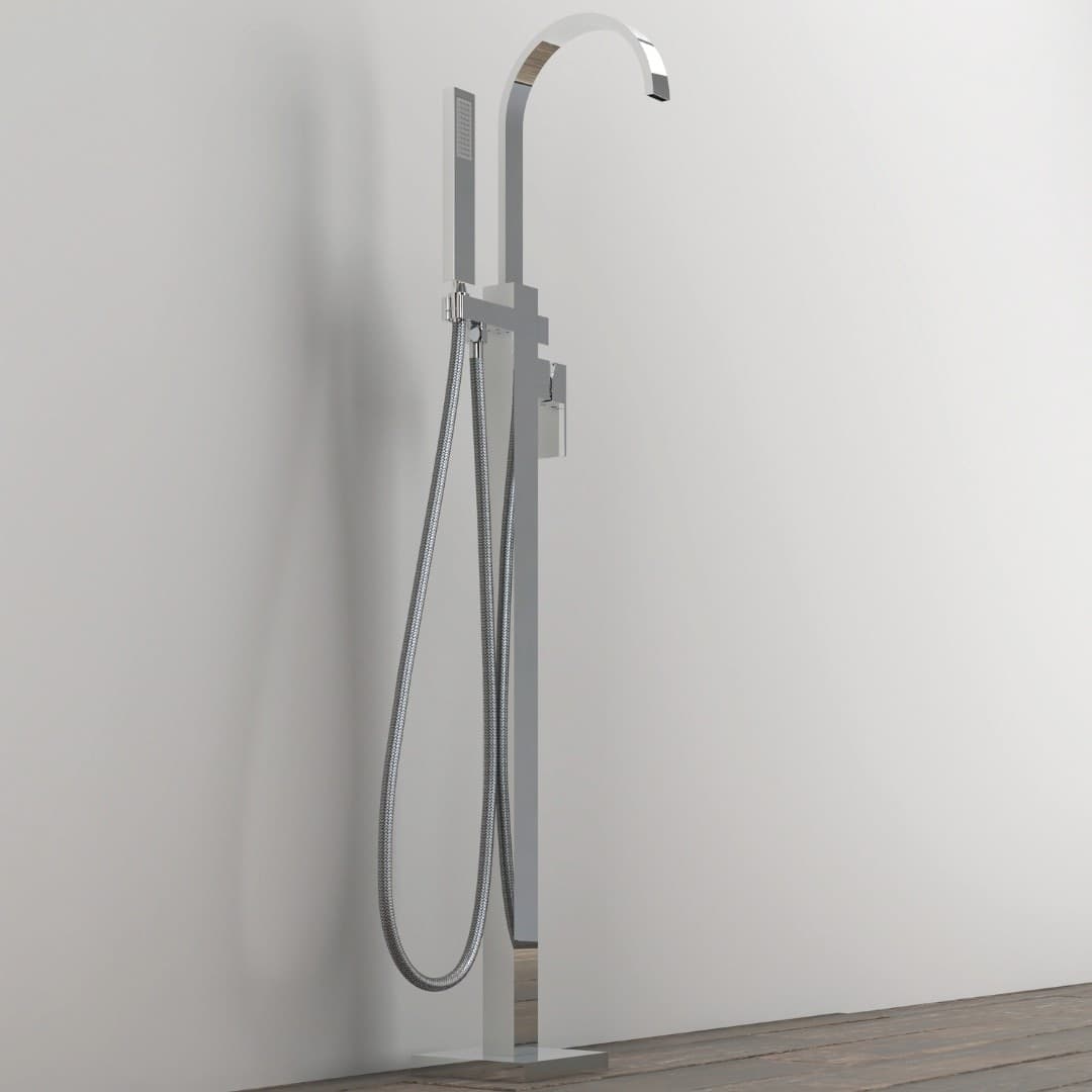 Gruppo Vasca 005 Rubinetto Incasso A Pavimento Per Vasche Free Standing In Ottone Design Fai da te/Attrezzature per cucine e bagni/Attrezzature per bagni/Rubinetti per docce e vasche da bagno e parti/Rubinetti per vasca Ogomondo - Martina Franca, Commerciovirtuoso.it