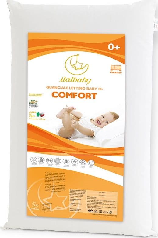 Guanciale Comfort Italbaby Lettino 1/6 anni cm 38x58x7h Casa e cucina/Tessili per la casa/Biancheria per culle e lettini/Biancheria bebè/Cuscini di sostegno per neonati La Casa Del Bebè - Napoli, Commerciovirtuoso.it