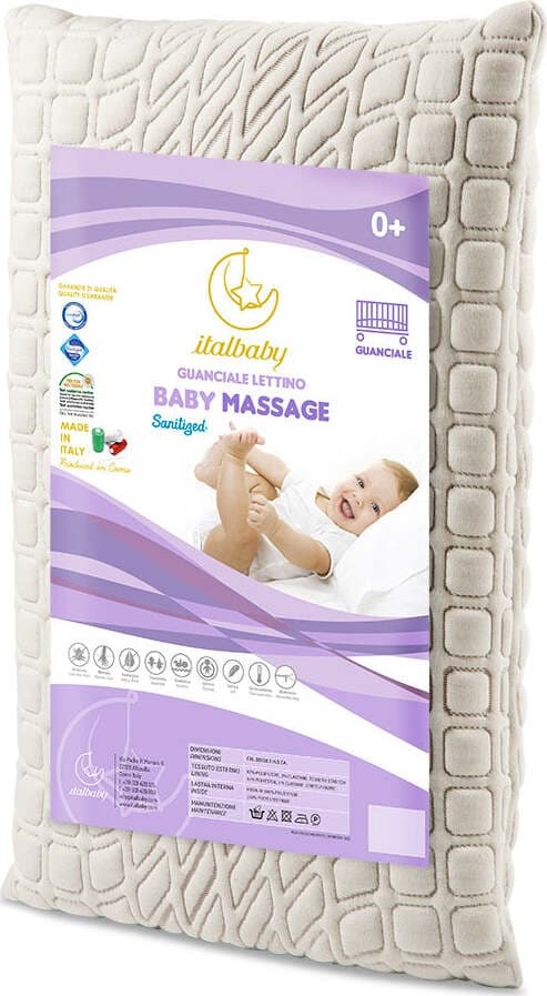 Guanciale Massage Italbaby Lettino cm 38x58x5h Casa e cucina/Tessili per la casa/Biancheria per culle e lettini/Biancheria bebè/Cuscini di sostegno per neonati La Casa Del Bebè - Napoli, Commerciovirtuoso.it