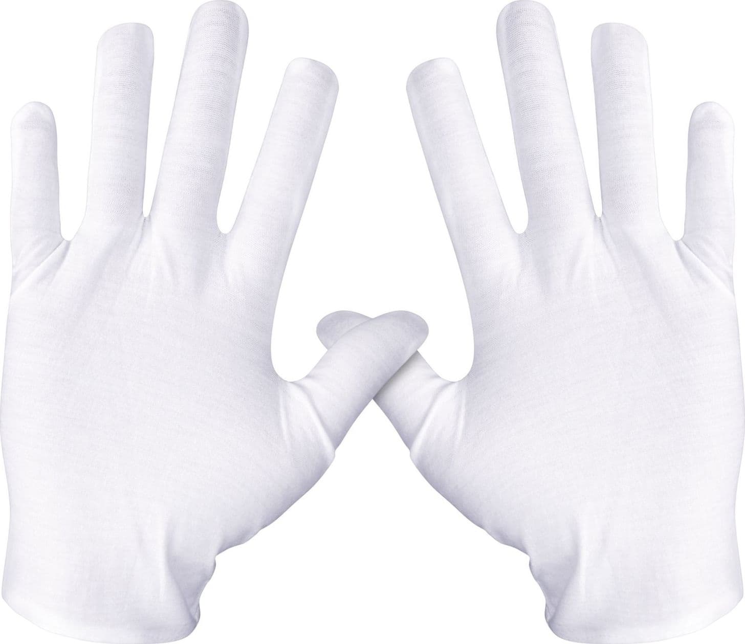 GUANTI IN COTONE BIANCO GLOVES ASSORBIMENTO CREME LOZIONI MANI SECCHE SENSIBILI Bellezza/Manicure e pedicure/Cura per mani e piedi/Guanti idratanti Trade Shop italia - Napoli, Commerciovirtuoso.it