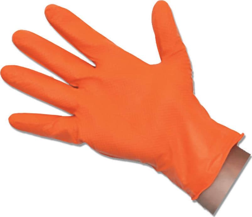 Guanti in Nitrile Arancio Ekogrip 50 Pz. Arancio Spessore 8.8 Gr. Dpi Monouso Senza Polvere 6mil Latex Free Meccanico Officina Gommista in Monouso Dresswork - Como, commercioVirtuoso.it