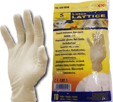 Guanti Monouso in Lattice Conf. 10 pz Fai da te/Sicurezza e protezione/Attrezzature per sicurezza sul lavoro/Guanti/Guanti da lavoro Scontolo.net - Potenza, Commerciovirtuoso.it