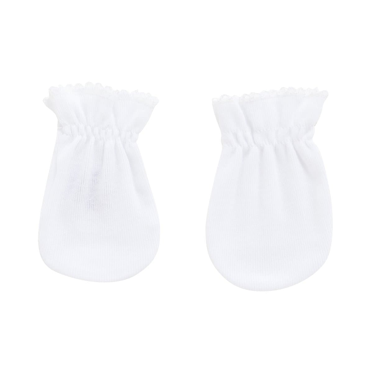 Guanti per Neonato Liso Bianco Moda/Prima infanzia/Abbigliamento/Accessori per bambina/Guanti e manopole La Casa Del Bebè - Napoli, Commerciovirtuoso.it