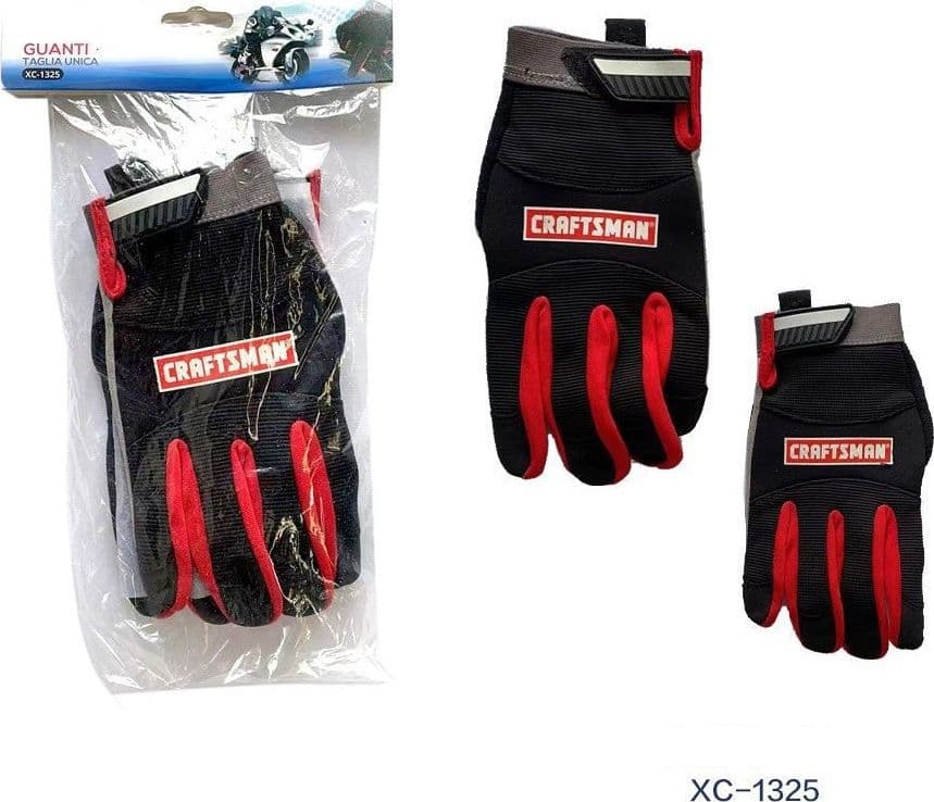 GUANTI TAGLIA UNICA UNIVERSALI PER MOTO BICI MOTOCICLETTA GUANTO SPORT XC-1325