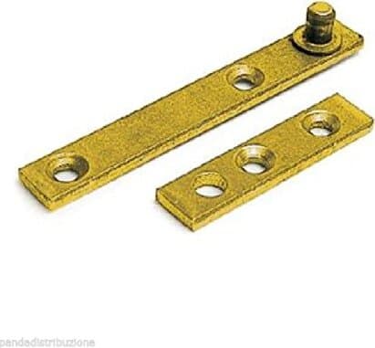 Guarnitura-/-Perni-dritti-con-piastrina-in-ferro-ottonato-mm.-80-pz.-4-Mobila