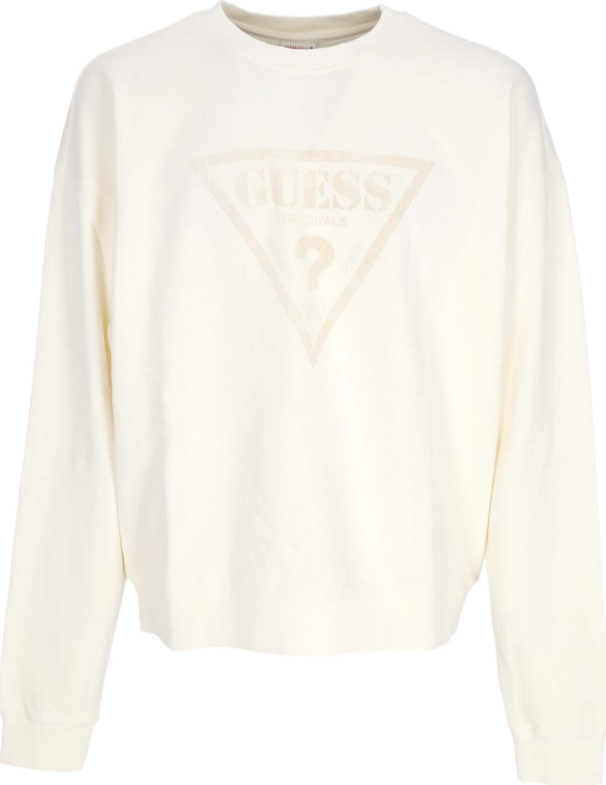 GUESS-ORIGINALS-Felpa-Girocollo-Uomo-Go-Vintage-Triangle-Crewneck-Sandy-Shore-da-uomo