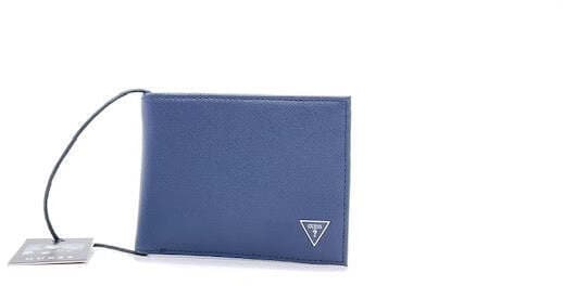 GUESS Portafoglio Uomo Blu in Portafogli Calzature Durello - Agna, commercioVirtuoso.it