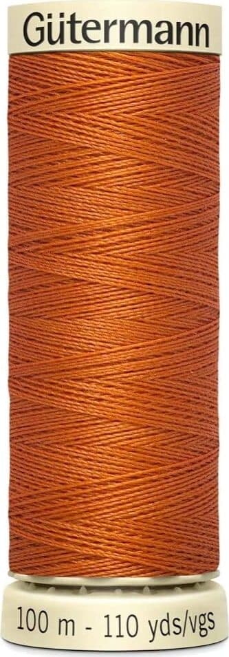 GUTERMANN---100mt---FILO-PER-CUCITO-100%-POLIESTERE---COLORE-ARANCIONE-CREPUSCOLO-982
