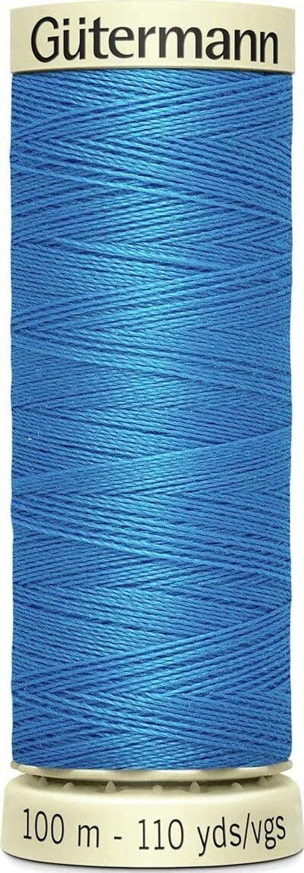 GUTERMANN---100mt---FILO-PER-CUCITO-100%-POLIESTERE---COLORE-BLU-BRILLANTE-386