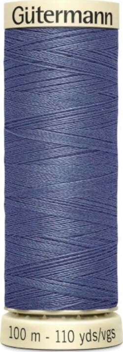 GUTERMANN---100mt---FILO-PER-CUCITO-100%-POLIESTERE---COLORE-BLU-METALLICO-521
