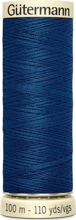 GUTERMANN---100mt---FILO-PER-CUCITO-100%-POLIESTERE---COLORE-BLU-PAVONE-967