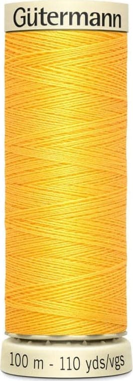 GUTERMANN---100mt---FILO-PER-CUCITO-100%-POLIESTERE---COLORE-GIALLO-ANANAS-417