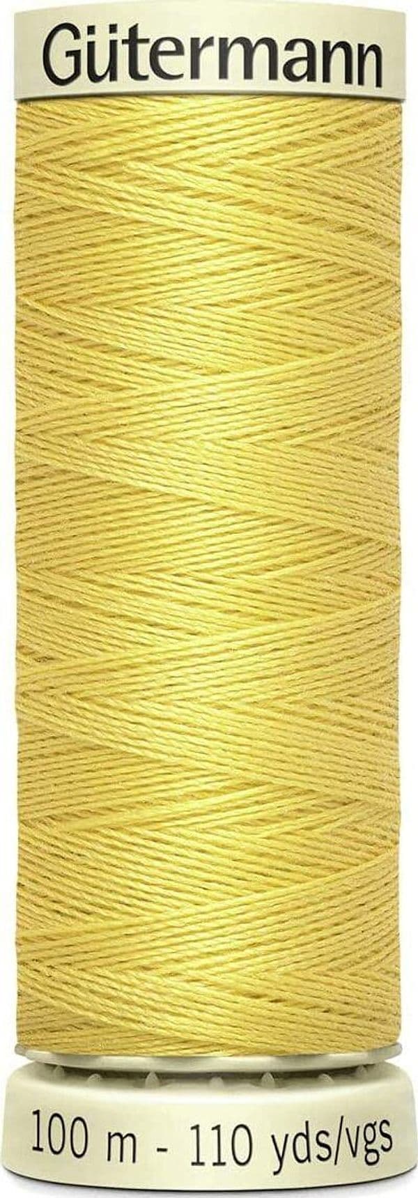 GUTERMANN---100mt---FILO-PER-CUCITO-100%-POLIESTERE---COLORE-GIALLO-BANANA-327