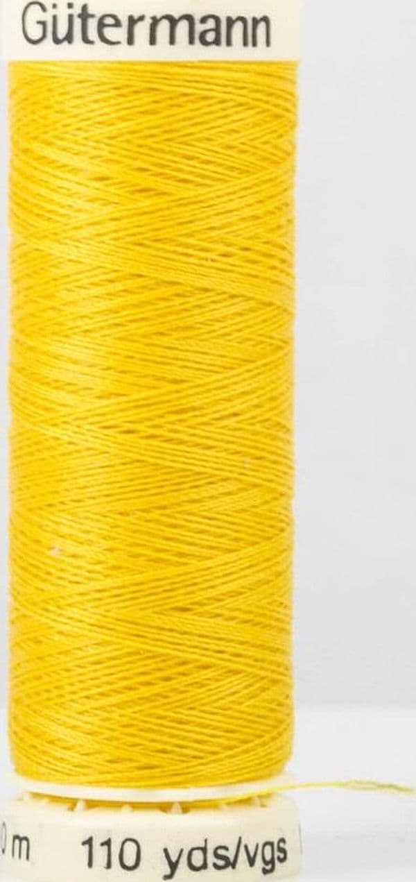 GUTERMANN---100mt---FILO-PER-CUCITO-100%-POLIESTERE---COLORE-GIALLO-ORO-106
