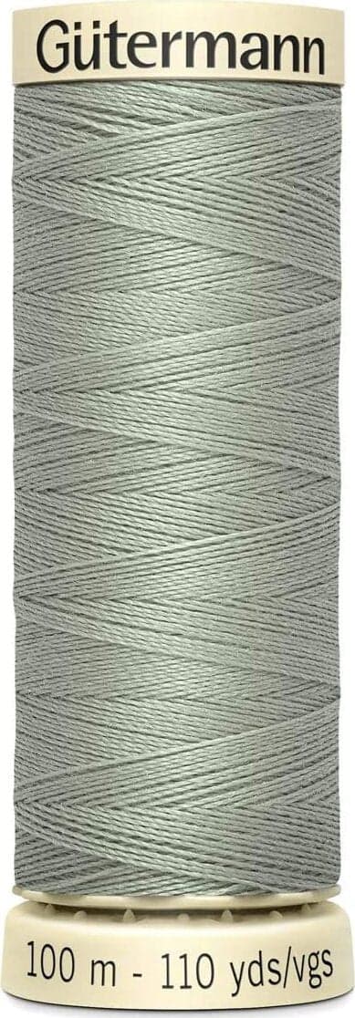 GUTERMANN---100mt---FILO-PER-CUCITO-100%-POLIESTERE---COLORE-GRIGIO-FUNGO-261