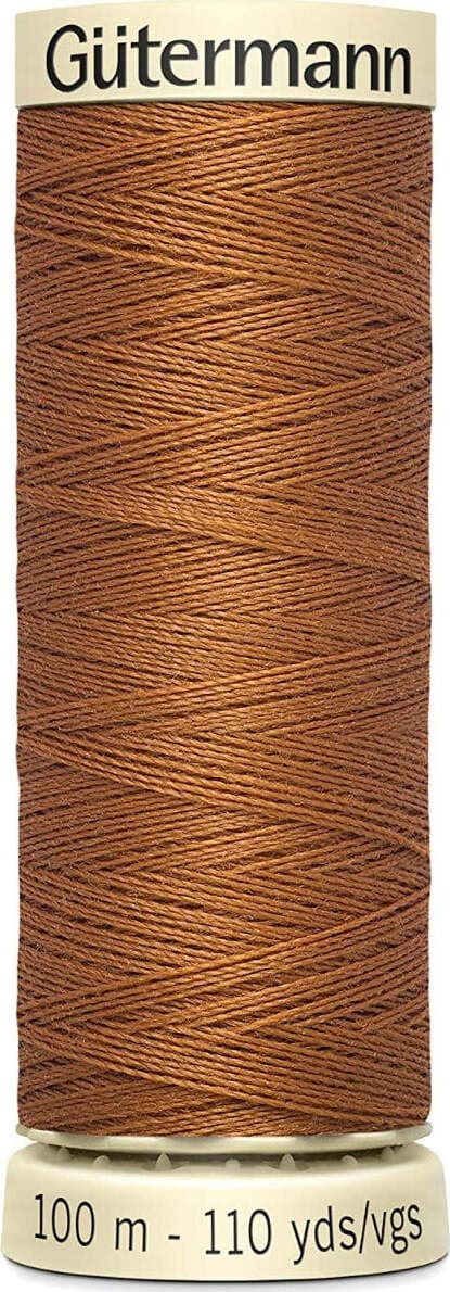 GUTERMANN---100mt---FILO-PER-CUCITO-100%-POLIESTERE---COLORE-MARRONE-CHIARO-448