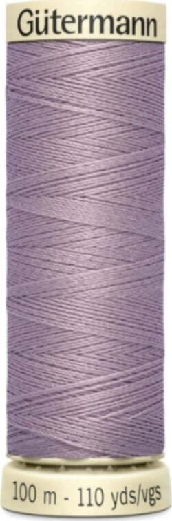 GUTERMANN - 100mt - FILO PER CUCITO 100% POLIESTERE - COLORE NEBBIA D'ARGENTO 125