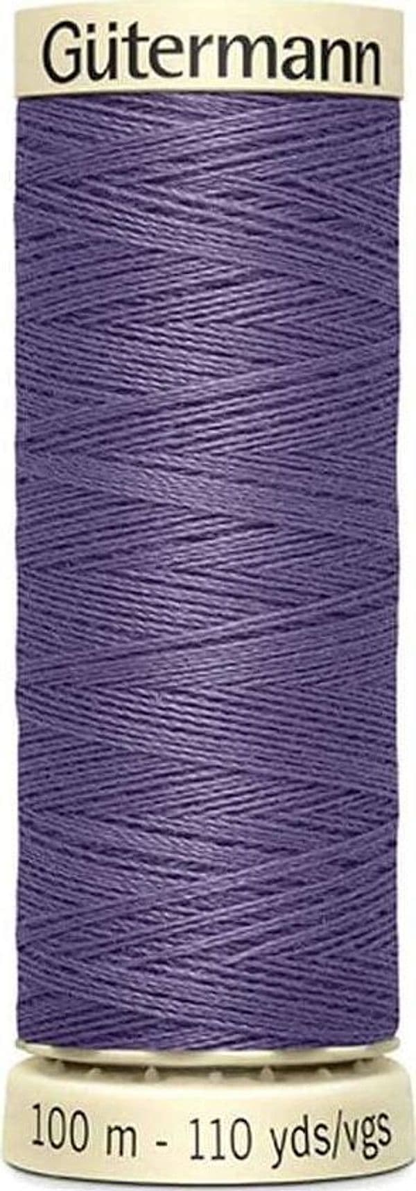 GUTERMANN---100mt---FILO-PER-CUCITO-100%-POLIESTERE---COLORE-PRUGNA-GHIACCIATA-440