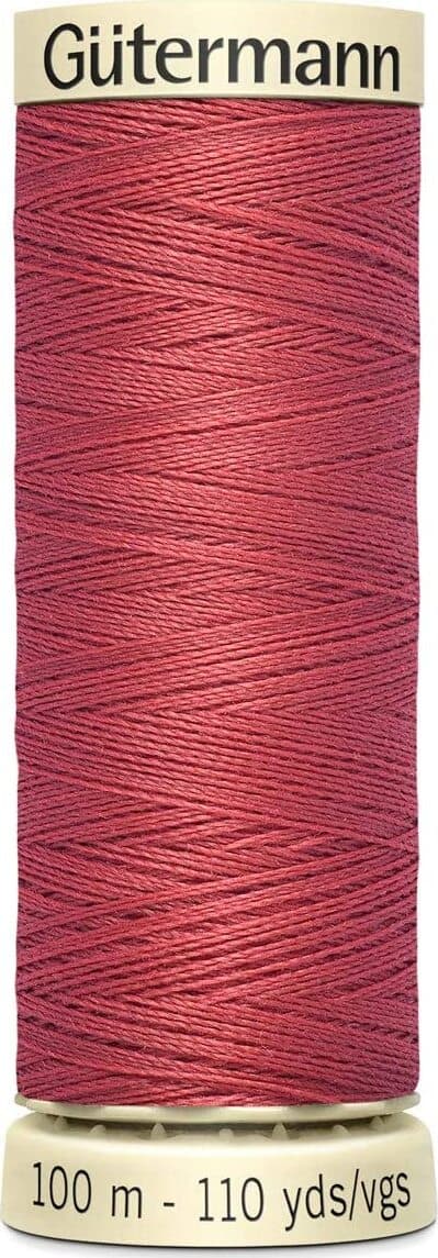 GUTERMANN---100mt---FILO-PER-CUCITO-100%-POLIESTERE---COLORE-ROSA-ANTICO-519