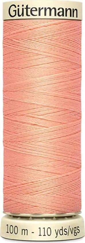 GUTERMANN---100mt---FILO-PER-CUCITO-100%-POLIESTERE---COLORE-ROSA-ARANCIONATO-586