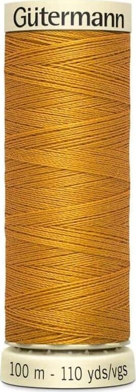 GUTERMANN---100mt---FILO-PER-CUCITO-100%-POLIESTERE---COLORE-SENAPE-412